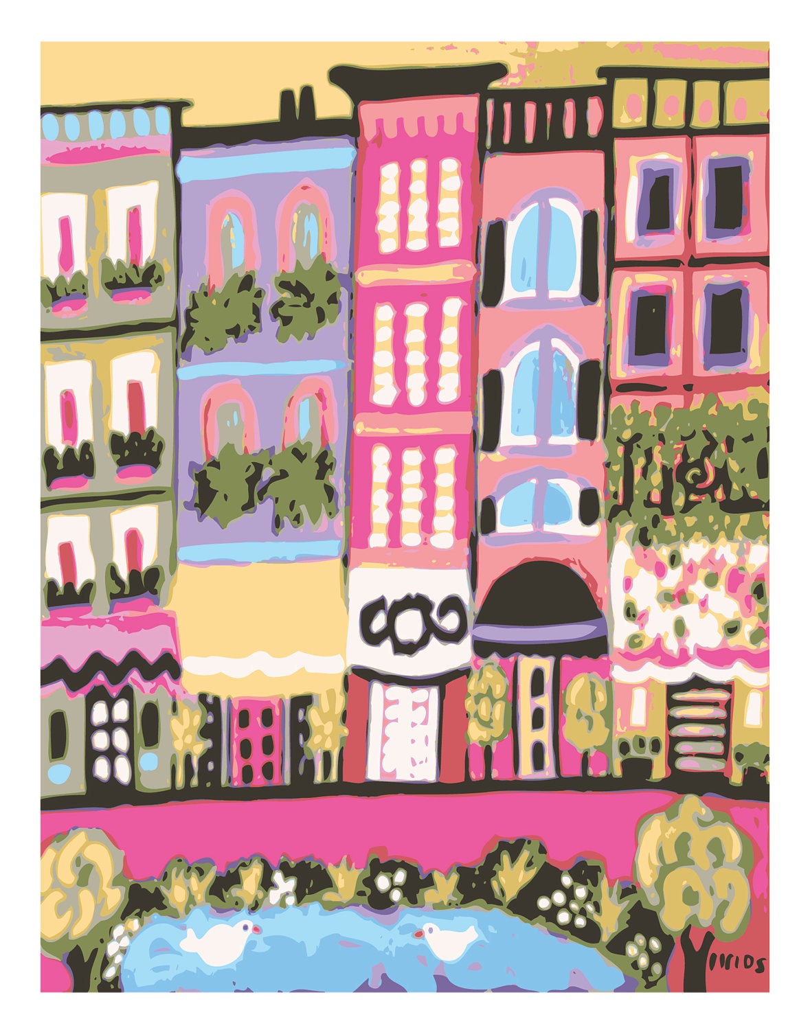Fresh Avenue - Print by Karen Fields 8 x 10