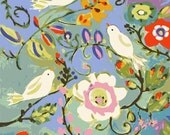 Flowers Art Print Birds 1 - Print by Karen Fields 13 x 19