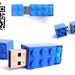2GB USB Flash Drive Brick 2x3-1 LED-Brick 6 available colours