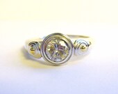 Ancient Inspired Solitaire Ring