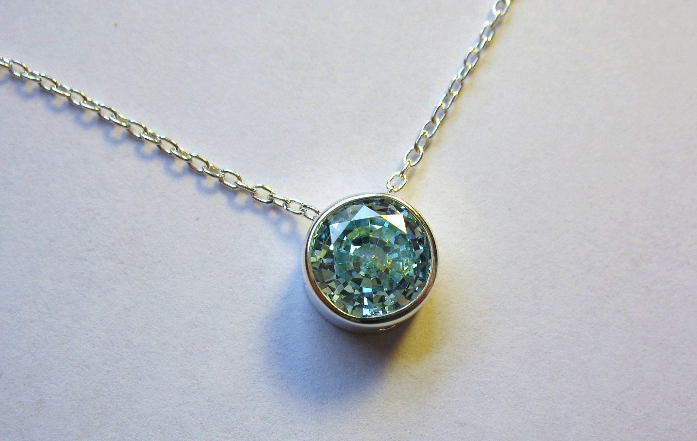 Silver And Icy Blue Pendant