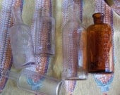 lot of vintage bottles