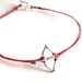 Sterling Katniss - Hunger Games linen bracelet