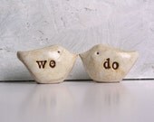 Wedding cake topper...Love birds... we do