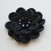 Cuff Elegant Silk Flower Faux Pearls Wedding Ecru Hand Crochet