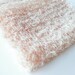 Scarf in Soft Peach Wool Mohair Handmade Warm Delicate Fashion
