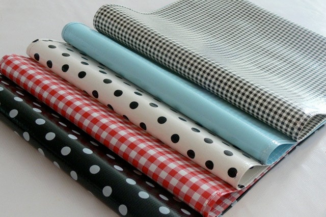 1.5" Oilcloth Jacket Covers for one-and-half-inch three-ring binders many color options