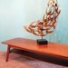 60s DANISH MODERN Vintage TEAK Wood SURFBOARD Coffee TABLE
