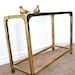 MID CENTURY Credenza Console Table by MASTERCRAFT with Antiqued Bronze Finish
