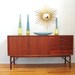 Mid Century DANISH MODERN Teak CREDENZA Cabinet by Peter Hvidt and Orla Molgaard Nielsen
