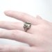 Avalon Ring: Green Amethyst and Sterling Silver - victorian filigree, prasiolite, gemstone, 10x8 emerald cut, antique engagement