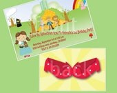 Set of 20 Wizard of Oz Theme Birthday Party Invitations Custom Il_170x135