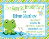 Set of 20 Frog Birthday Party Invitations Custom Il_170x135