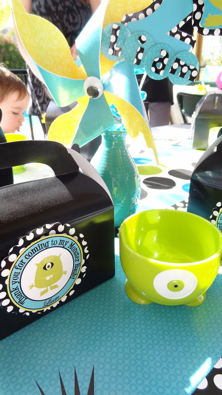 Set of 12 Monster Jumbo Party Favor Tags Il_170x135