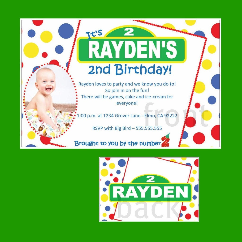 Set of 20 Kid Inspired Birthday Party Invitations Custom Il_570xn