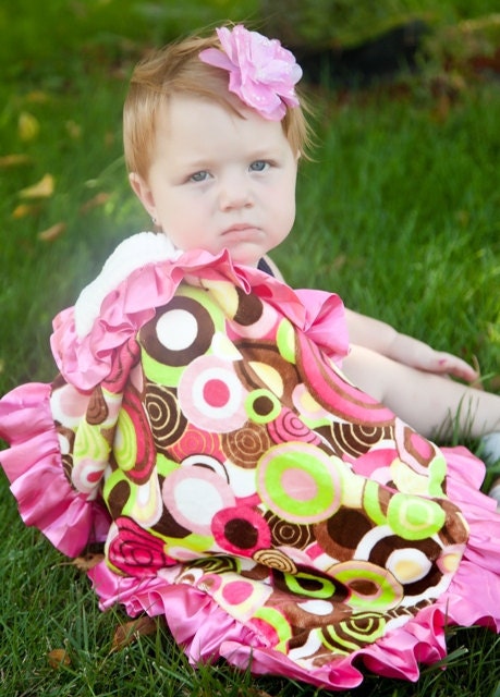 Plush Pink Baby Blanket lovey minky Il_570xn