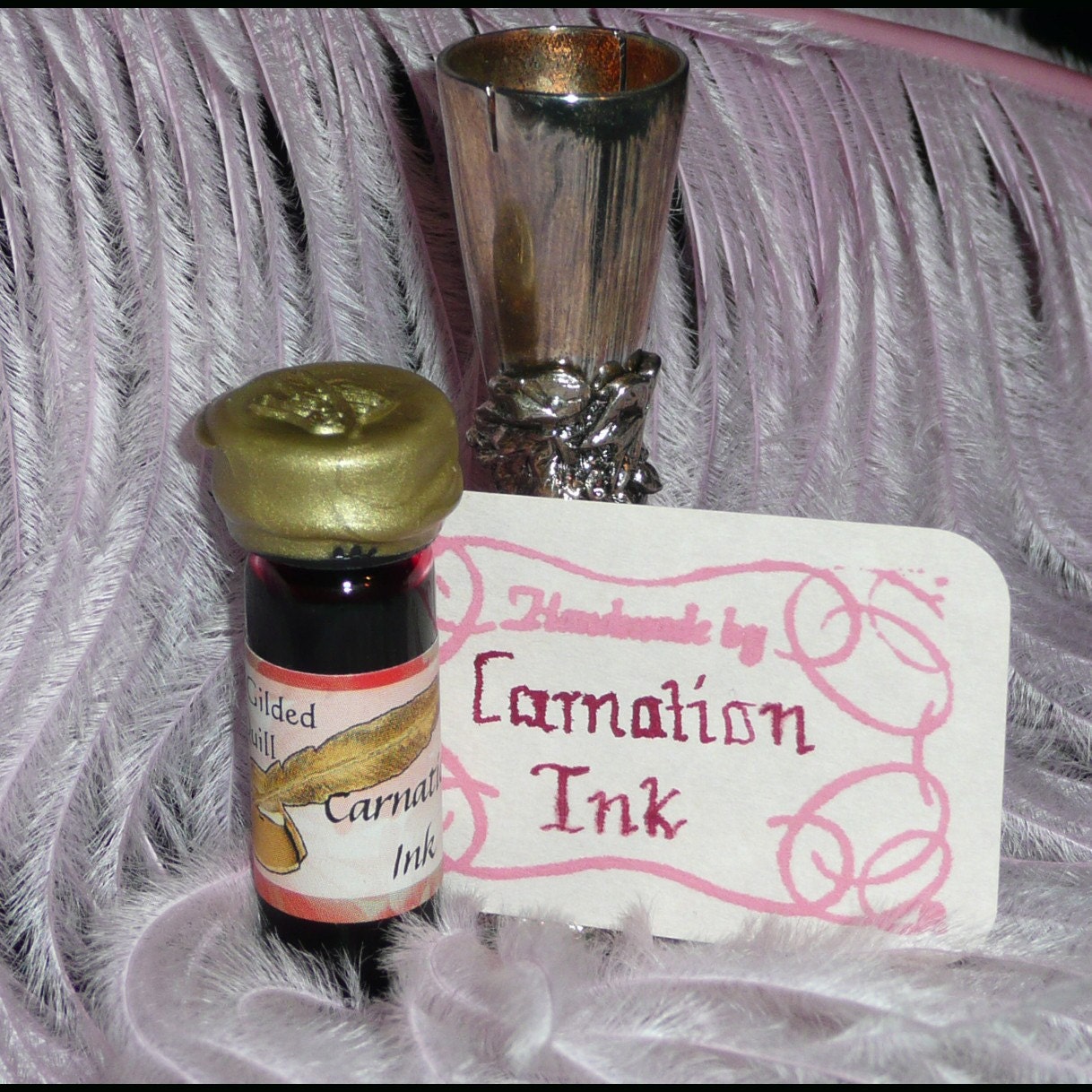 CARNATION Pink Scented MAGIC INK for Quills