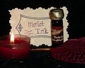 Merlot SCENTED Burgundy Magic INK for Quills and Dip Pens