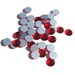 30 Flat Back Swarovski Crystal Rhinestone Bright Red Silver Foil Back 4.8mm Faceted (2000) SS20 Vintage (lo1)