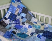 Blue Blues - Small Lap Size Quilt