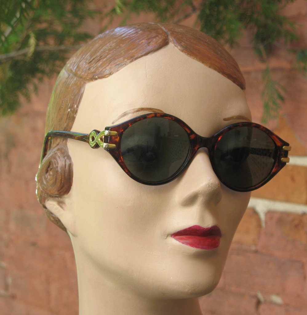 Sophisticated 70s Root Beer Sunglasses Anne Klein for Riviera