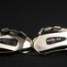 ON HOLD Vintage Disco Shoes / 70s Watch Strap Slingbacks / 7.5 M (B) / Black High Heels