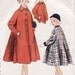 Simplicity 3691 Vintage Girls Coat Sewing Pattern