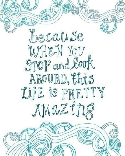 Pretty Amazing (8x10 in blue)