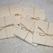 Blank Library Card Pockets