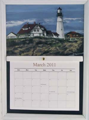Wall calendar...custom painted