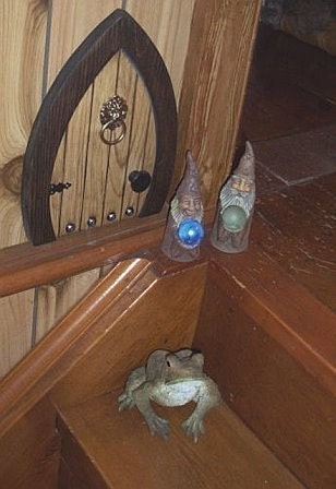 Gnome doors, Fairy Doors, Faerie Doors, Elf Doors, 12 inch, lion knocker.