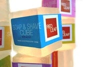 Vegan Shaving Soap Cubes, All Natural Shave Soap, Guest Soap, Hand Soap, Wholesale