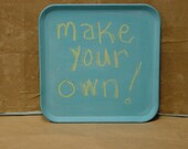 Make your own CHALKBOARD PAINT in any color / make a custom chalkboard / make chalkboard furniture / wedding chalkboard /