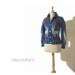 RESERVED for pokes1013 - Vintage 1950's Blue Reindeer MARY MAXIM Wool Cardigan Sweater XS