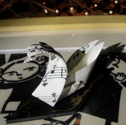Origami Musical Swans - Tchaikovsky Sheet Music