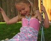 Butterfly Kisses Top Pattern/Ebook PDF Sizes 2-12 CROCHET
