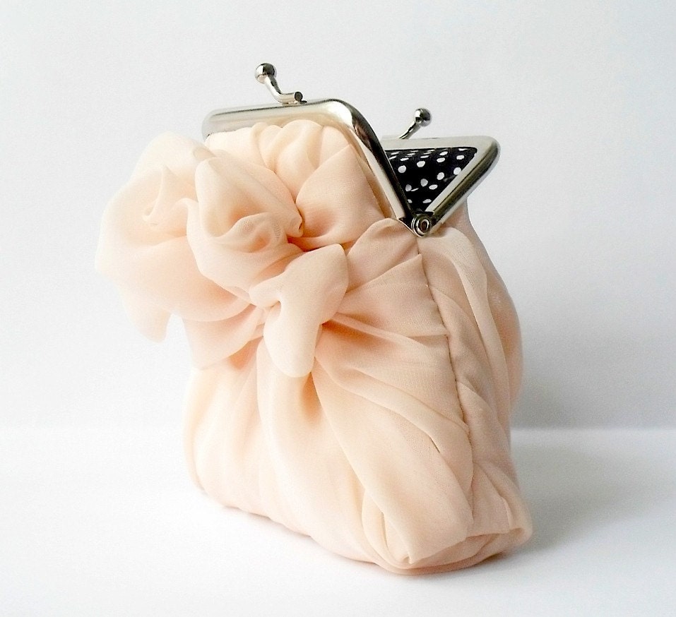 Champagne Rose Purse - Small