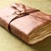 Rustic Reddish Brown Leather Journal or Sketchbook