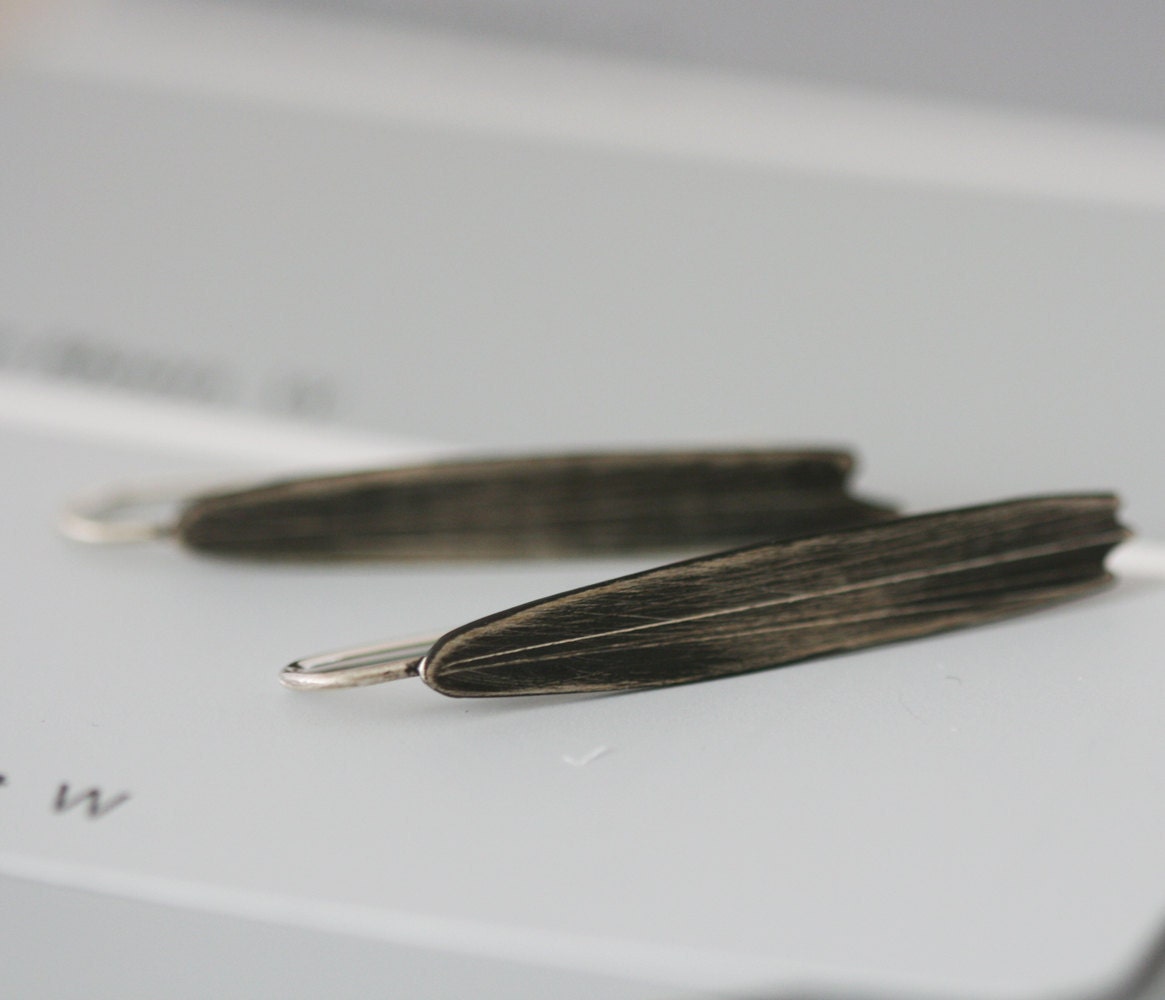 Scale Earrings - Sterling Silver Earrings