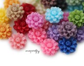 10pc cutest daisy flatback cabochon, perfect for gluing to earrings, hairpins, rings -10mm-