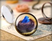 10 Vintage Style Antiqued Adjustable 20mm Pendant Tray Ring Base with Blank Glass Inserts - Mix and Match - 20PTR