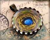 20 Princess Style Pendant Trays with GLASS Inserts - 1 Inch Diameter Circle - Mix n Match - Cabochon Setting - 1P