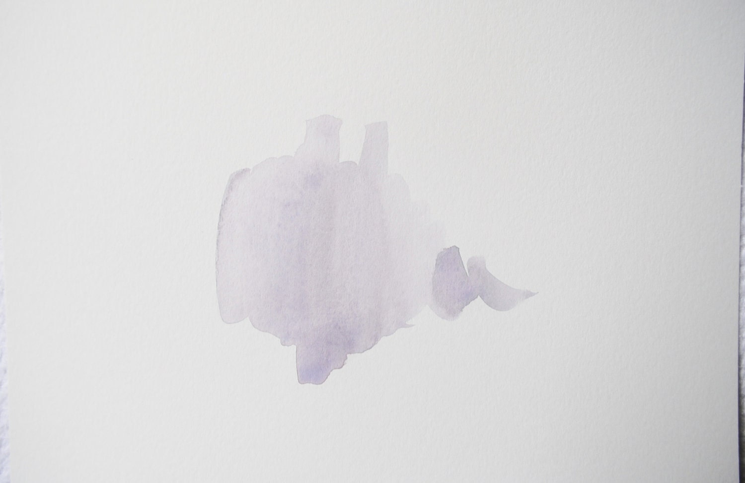 graphic watercolor in pale grey