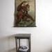 RESERVED Vintage Antique School Wall Chart Natural History Zoology Orangutan Monkey Primate 1900s Austin Modern