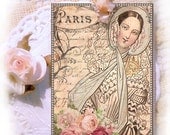 Paris Beauty Gift Tags Parisian Fashion Shabby Chic Paris Design