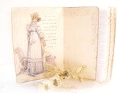 Emma Literature Journal,  Jane Austen Scrapbook, Travel Journal, Handmade Regency Art Journal, Literature, Jane Austen Journal
