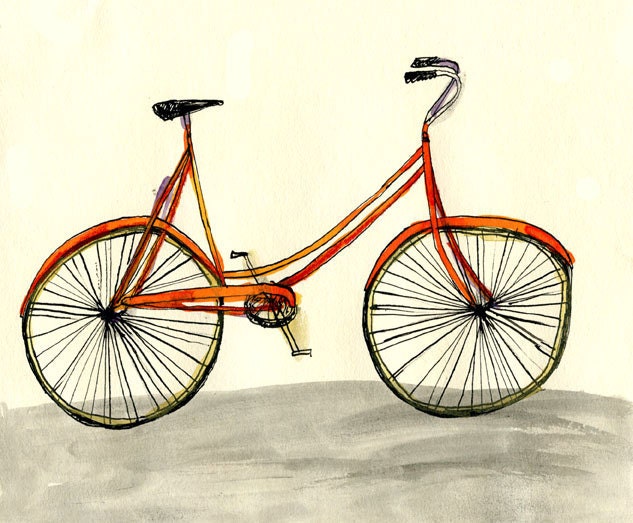 Red bike