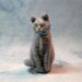 PLACE AN ORDER for a Needle-Felted Sitting Kitty (82611-4)