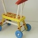 VTG Playskool wooden ride on giraffe 1966