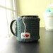 Tea Love Mug Cozy Knitted Chai Cup Cosy